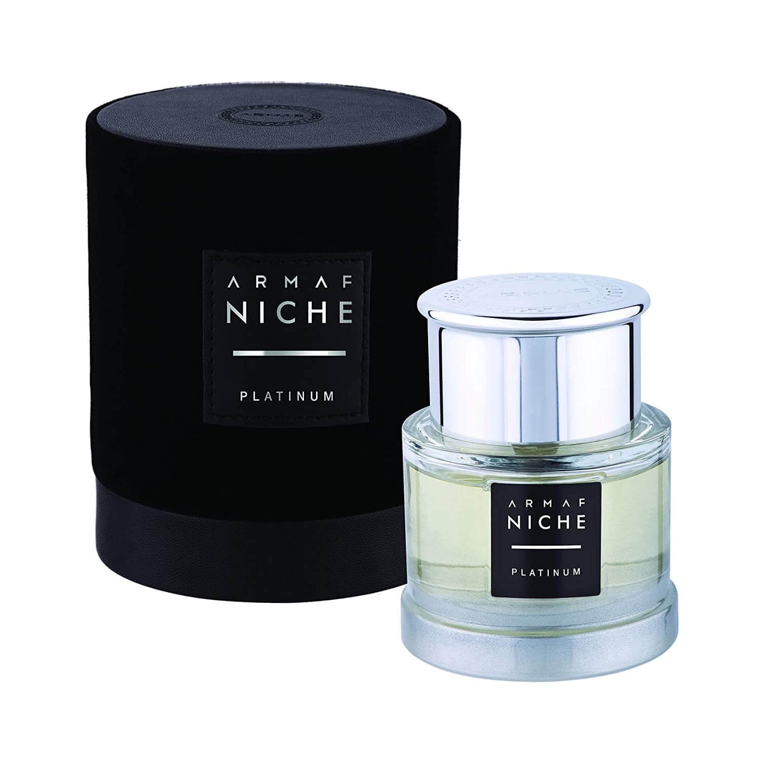 Armaf Niche Platinum Eau De Parfum 90ml long lasting men's scent with spicy opening woody heart and rich amber resinous base