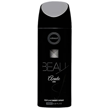 Armaf Beau Acute Man deodorant spray 200ml long lasting body spray for men with fresh scent