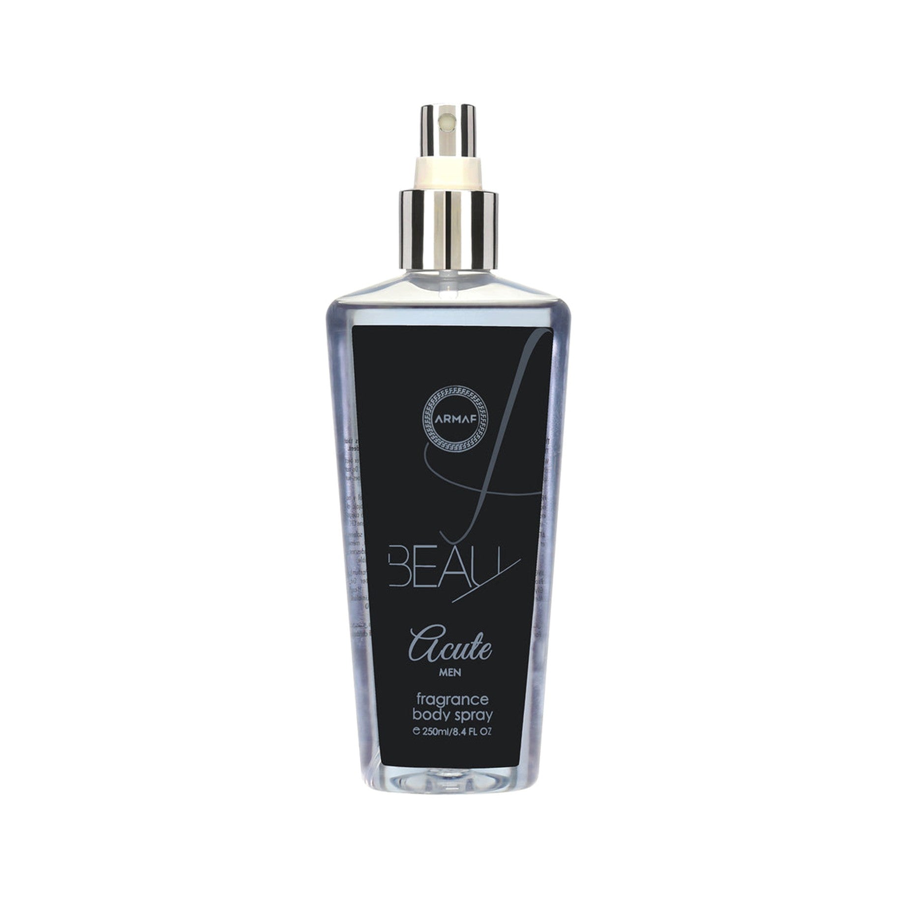 Armaf Beau Acute Men fragrance body mist 250ml long lasting body mist for men with aromatic woody scent