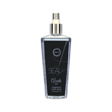 Armaf Beau Acute Men fragrance body mist 250ml long lasting body mist for men with aromatic woody scent