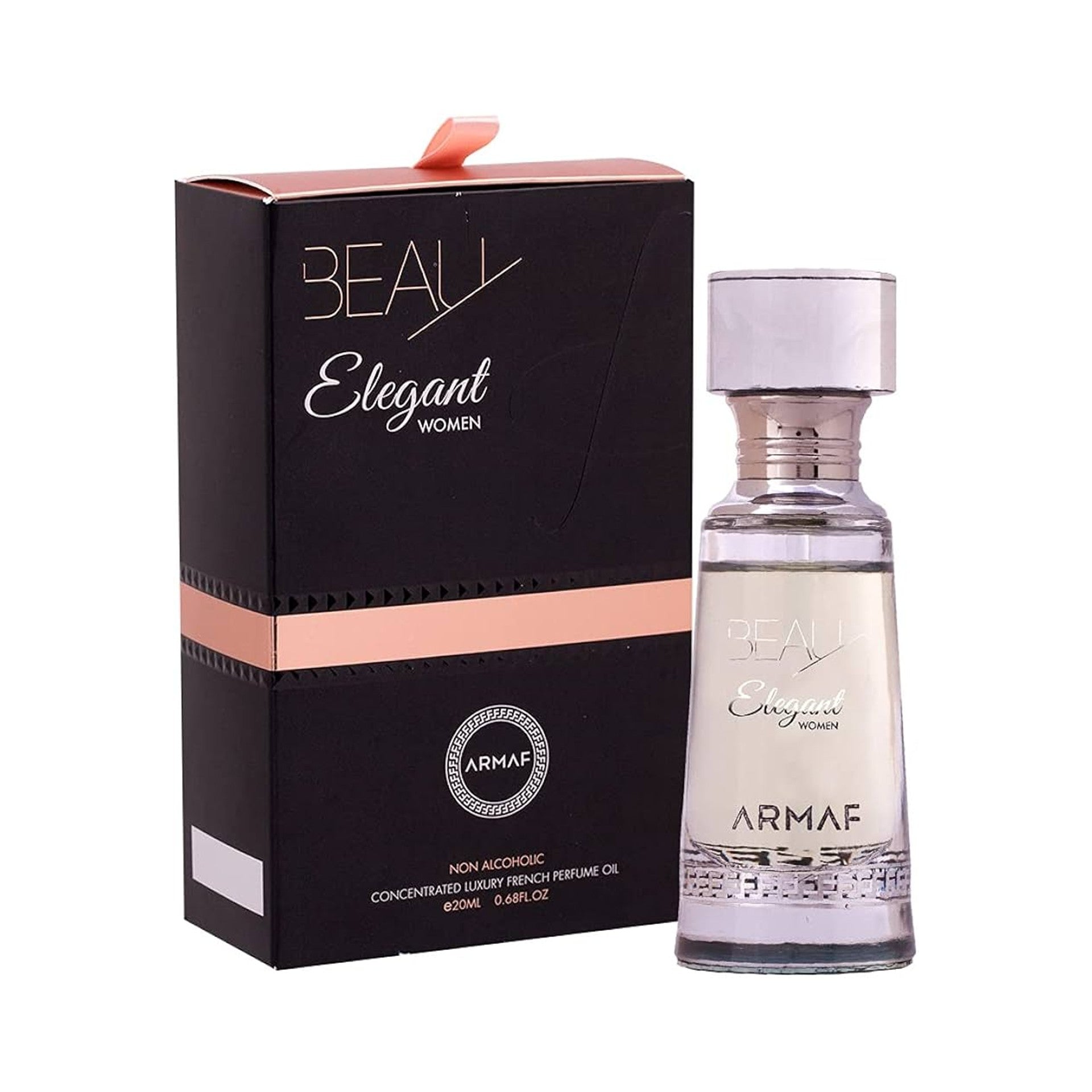 Armaf Beau Elegant Pour Femme Perfume Oil 20ml for women with elegant floral fruity notes and a soft feminine scent