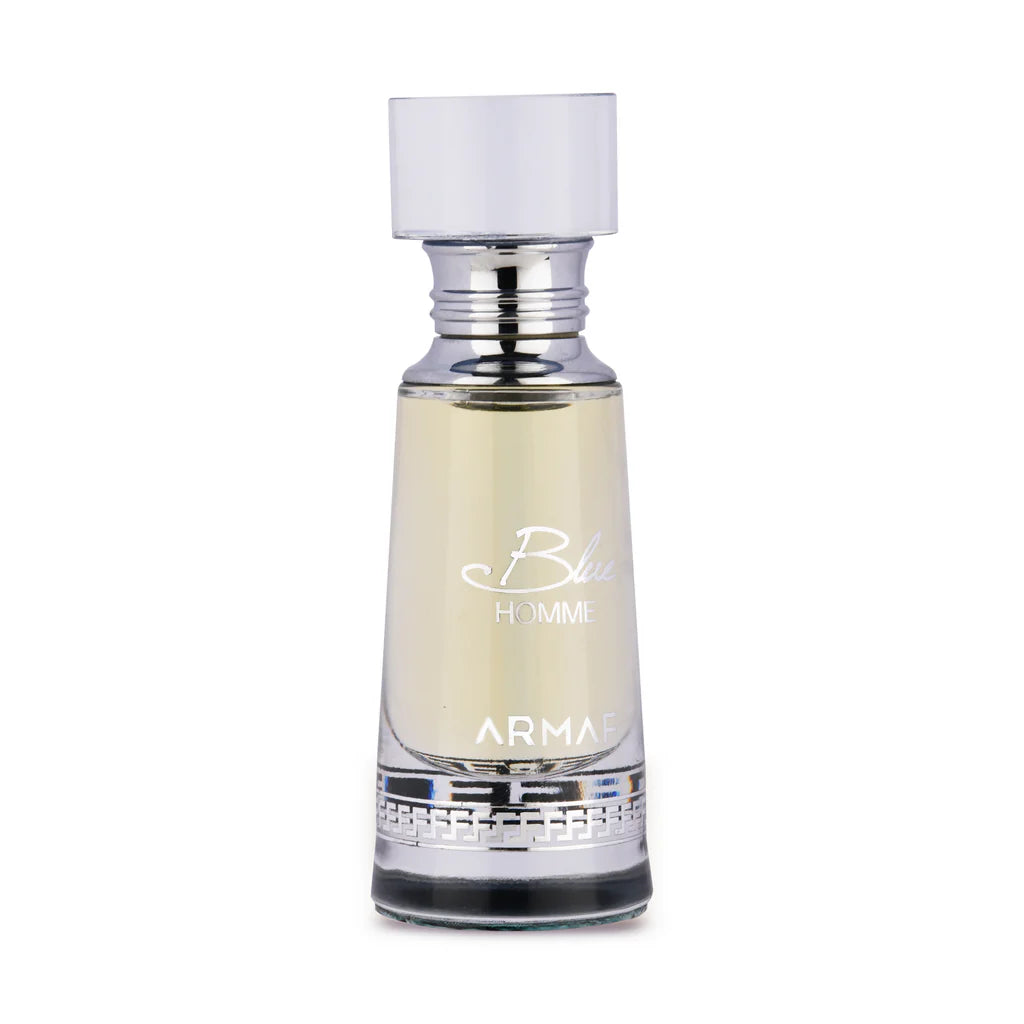 Armaf Blue Homme 20ml perfume oil for men with bergamot grapefruit and woody fragrance notes