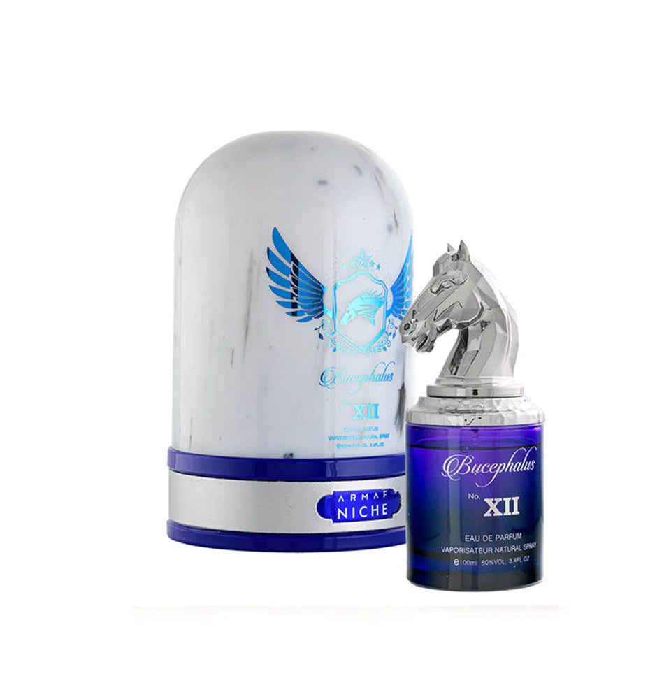 Armaf Bucephalus No XII Man 100ml men's fragrance with lemon orange blossom mint spices ginger amber musk sandalwood and vetiver notes