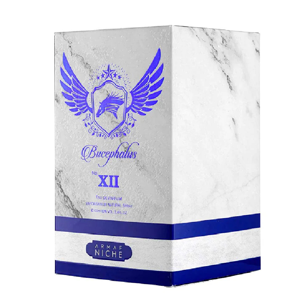 Armaf Bucephalus No XII Man Eau De Parfum 100ml long lasting men's scent with fresh citrus spicy heart and warm woody musky base