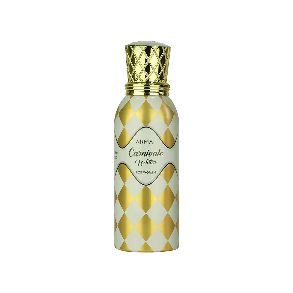 Armaf Carnivale Winter Woman Deodorant Spray 200ml long lasting women's fragrance with fresh floral fruity notes and elegant feminine everyday scent