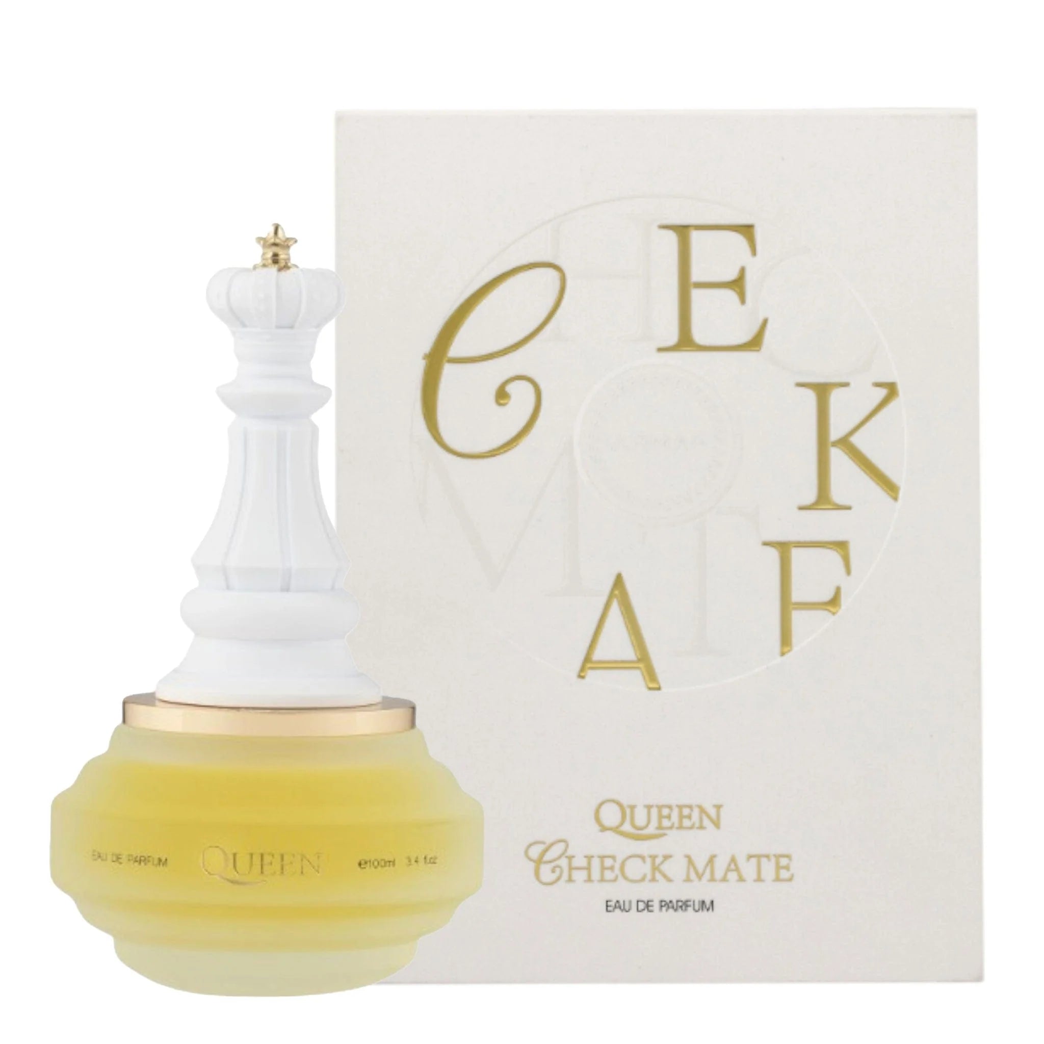 Armaf Check Mate White Queen Eau De Parfum 100ml long lasting women's fragrance with floral woody powdery scent