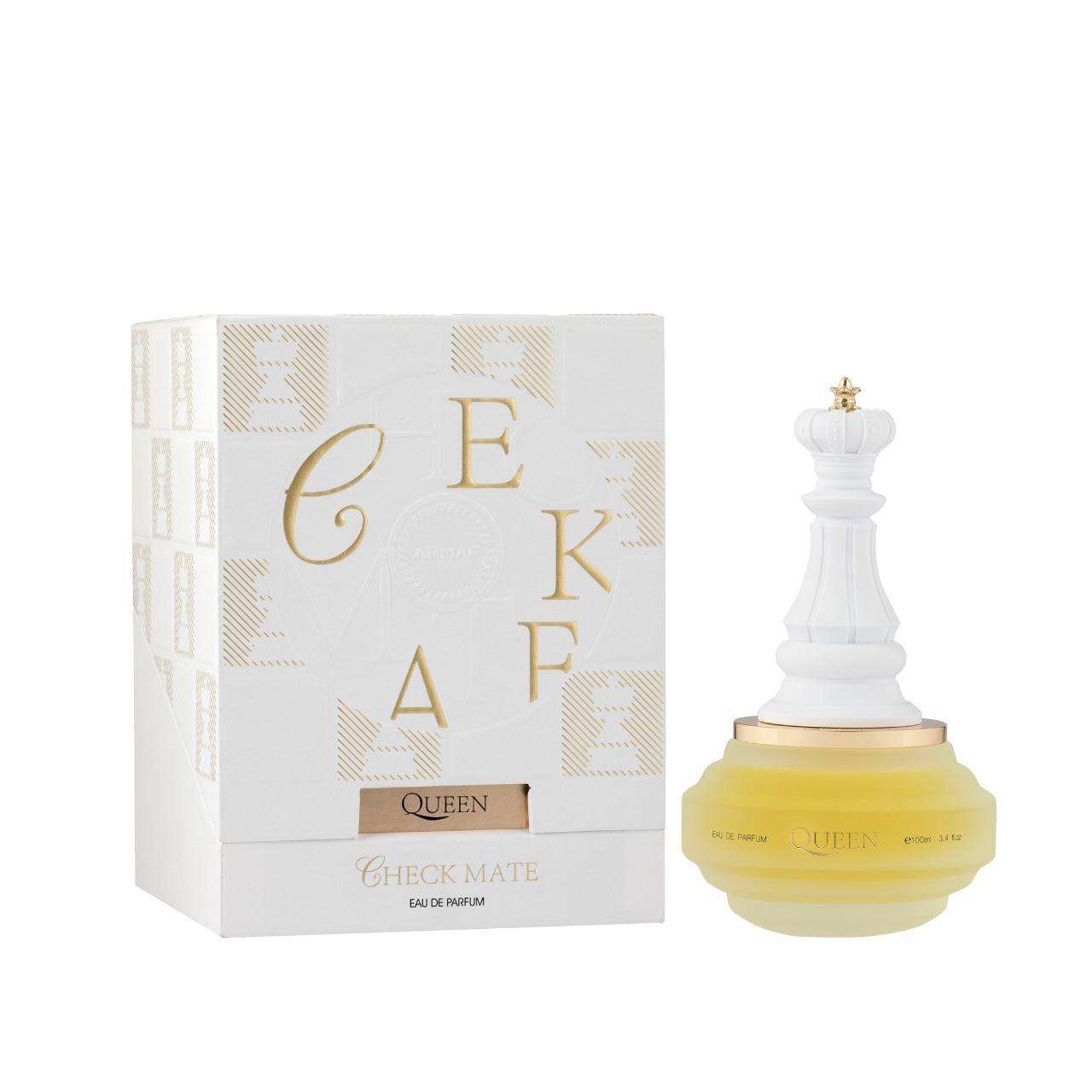 Armaf Check Mate White Queen Eau De Parfum 100ml tuberose sandalwood fragrance for women with green fig and spicy notes