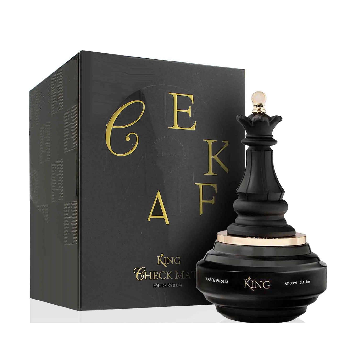 Armaf Checkmate King Eau De Parfum fragrance bottle
