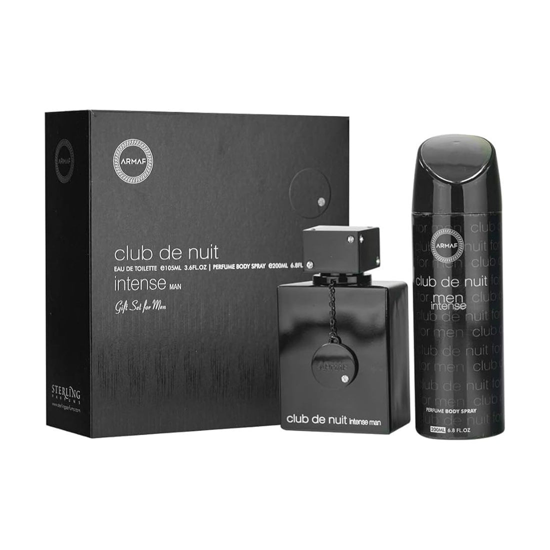 Armaf Club De Nuit Intense Man gift set 105ml EDT with 200ml body spray