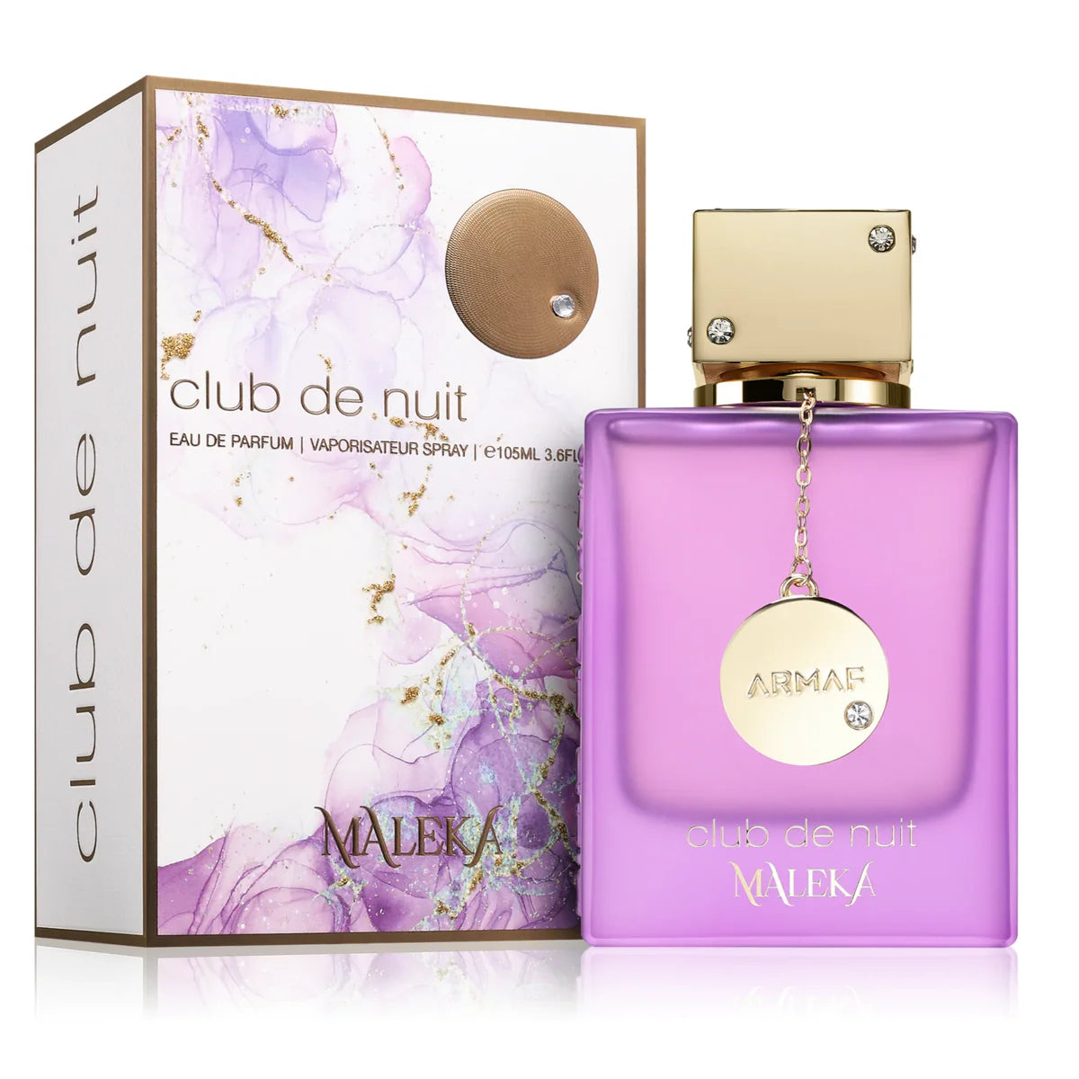 Armaf Club de Nuit Maleka EDP 105ml for women with lychee bergamot and soft powdery floral notes
