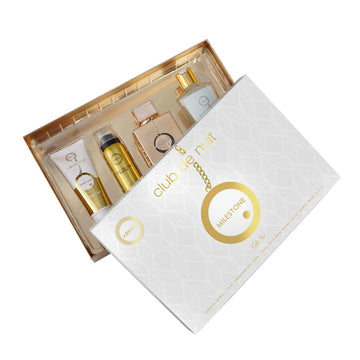 Armaf Club de Nuit Milestone Special Edition Gift Set 4 pieces for women and men with fresh marine fruity woody musk fragrance and long lasting scent