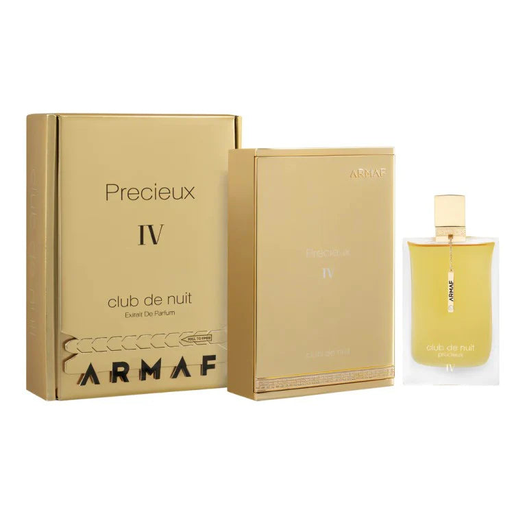 Armaf Club de Nuit Precieux IV Extrait De Parfum 55ml feminine floral fragrance for women with ylang ylang white lily jasmine and soft sweet musky scent
