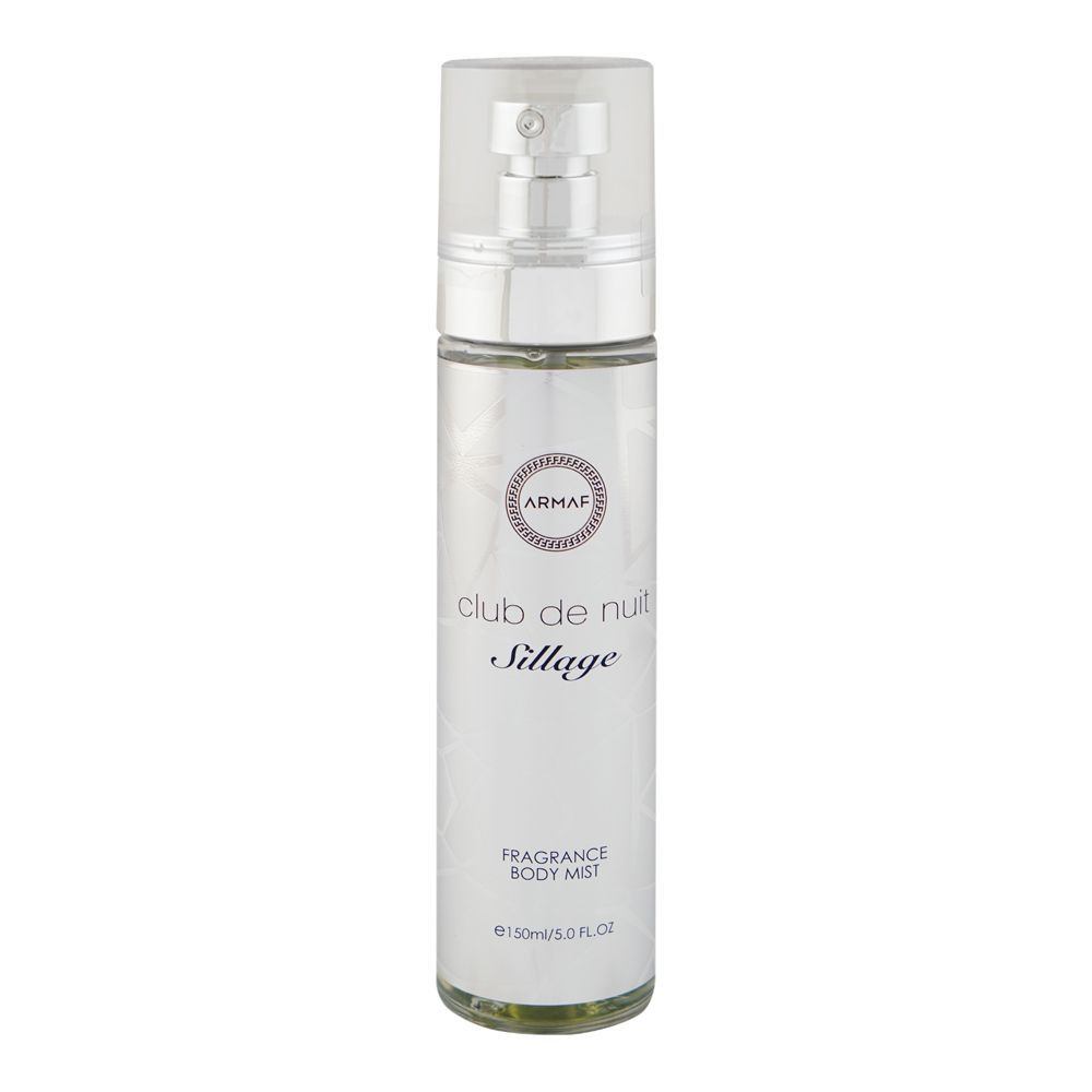 Armaf Club de Nuit Sillage body mist 150ml long lasting body mist with fresh metallic citrus scent