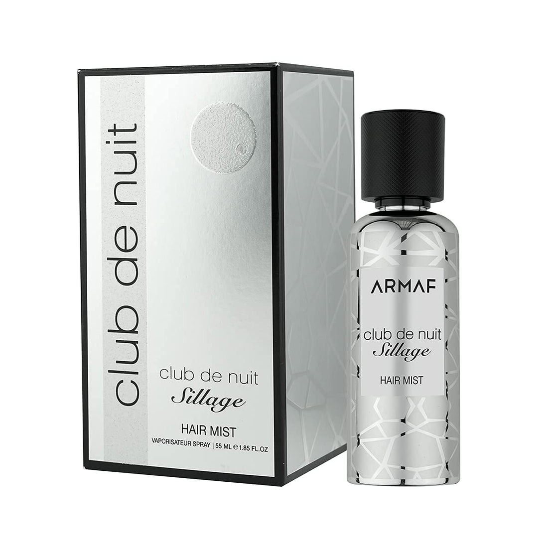 Armaf Club de Nuit Sillage Hair Mist 55ml lightweight hair fragrance with vitamin E argan oil and citrus floral musky scent