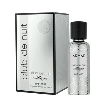Armaf Club de Nuit Sillage Hair Mist 55ml lightweight hair fragrance with vitamin E argan oil and citrus floral musky scent