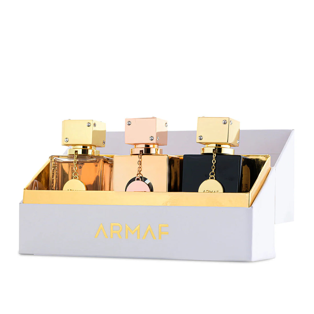 Armaf Club de Nuit Woman A Collector’s Pride Limited Edition 3 pieces women's fragrance gift set with three 30ml perfumes in an elegant collector box