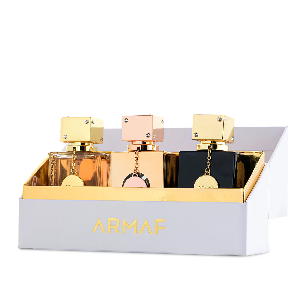 Armaf Club de Nuit Woman A Collector’s Pride Limited Edition 3 pieces women's fragrance gift set with three 30ml perfumes in an elegant collector box