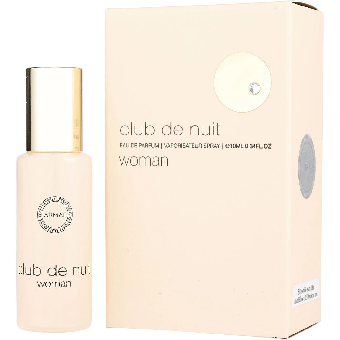 Armaf Club De Nuit Woman Eau De Parfum 10ml long lasting women's fragrance with fruity floral woody scent