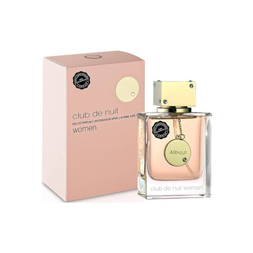 Armaf Club de Nuit Woman Non-Alcoholic 105ml women's fragrance with bergamot grapefruit peach orange jasmine rose litchi vanilla patchouli and vetiver notes