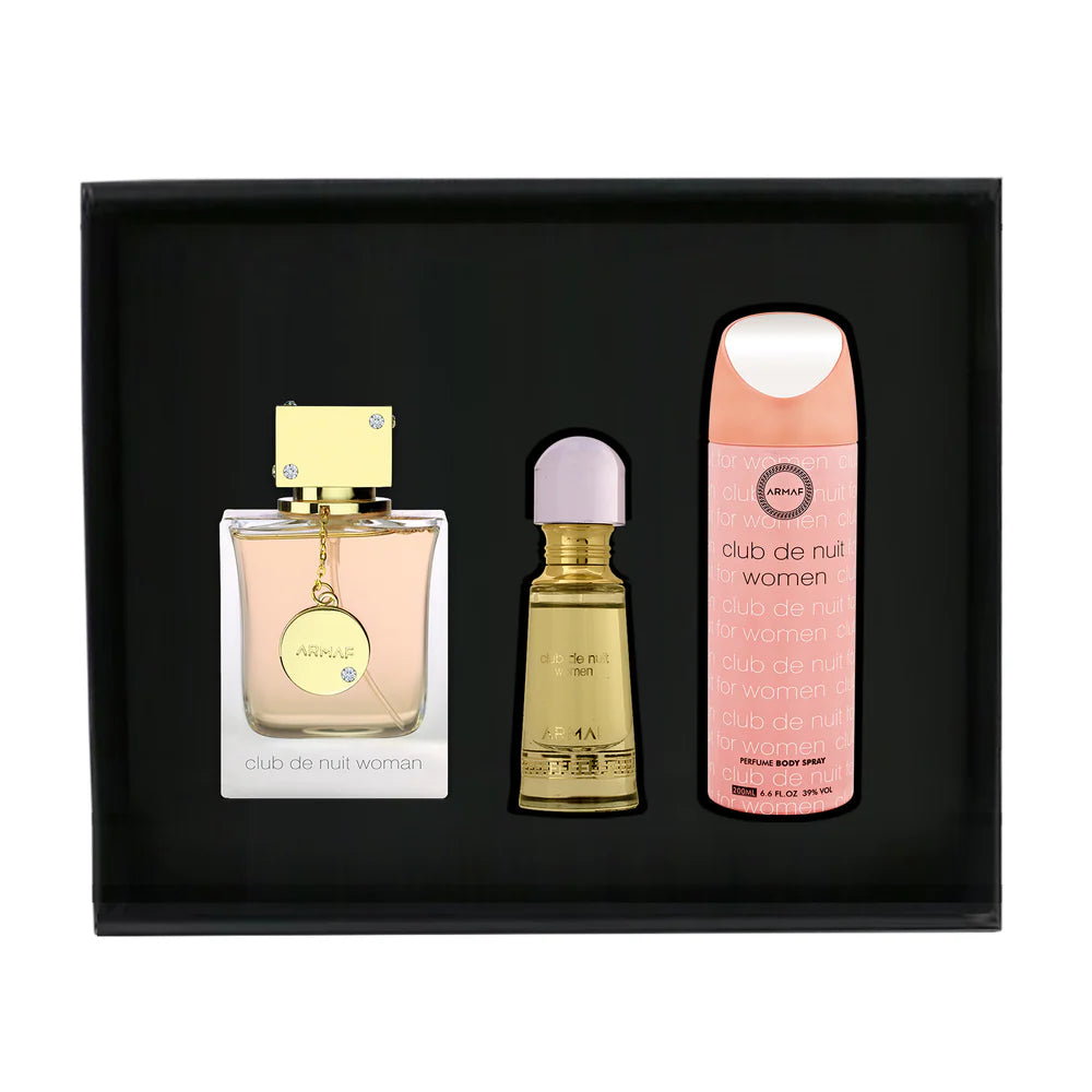 Armaf Club De Nuit Women scent layering trio set premium fragrance collection for women