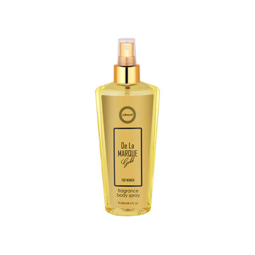Armaf De La Marque Gold Fragrance Body Mist 250ml long lasting women's fragrance body mist with floral citrus and musky notes