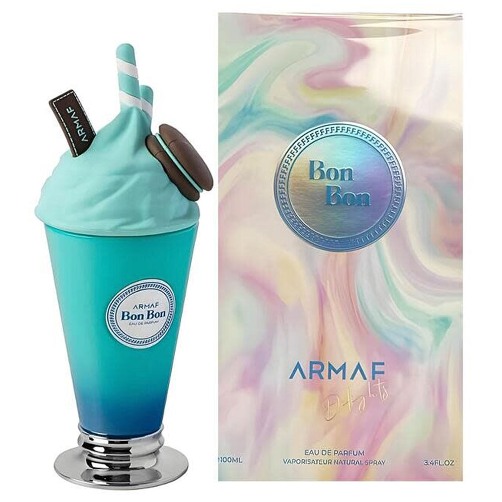 Armaf Delights Bon Bon Eau De Parfum 100ml long lasting women's fragrance with fruity floral gourmand notes and elegant feminine scent