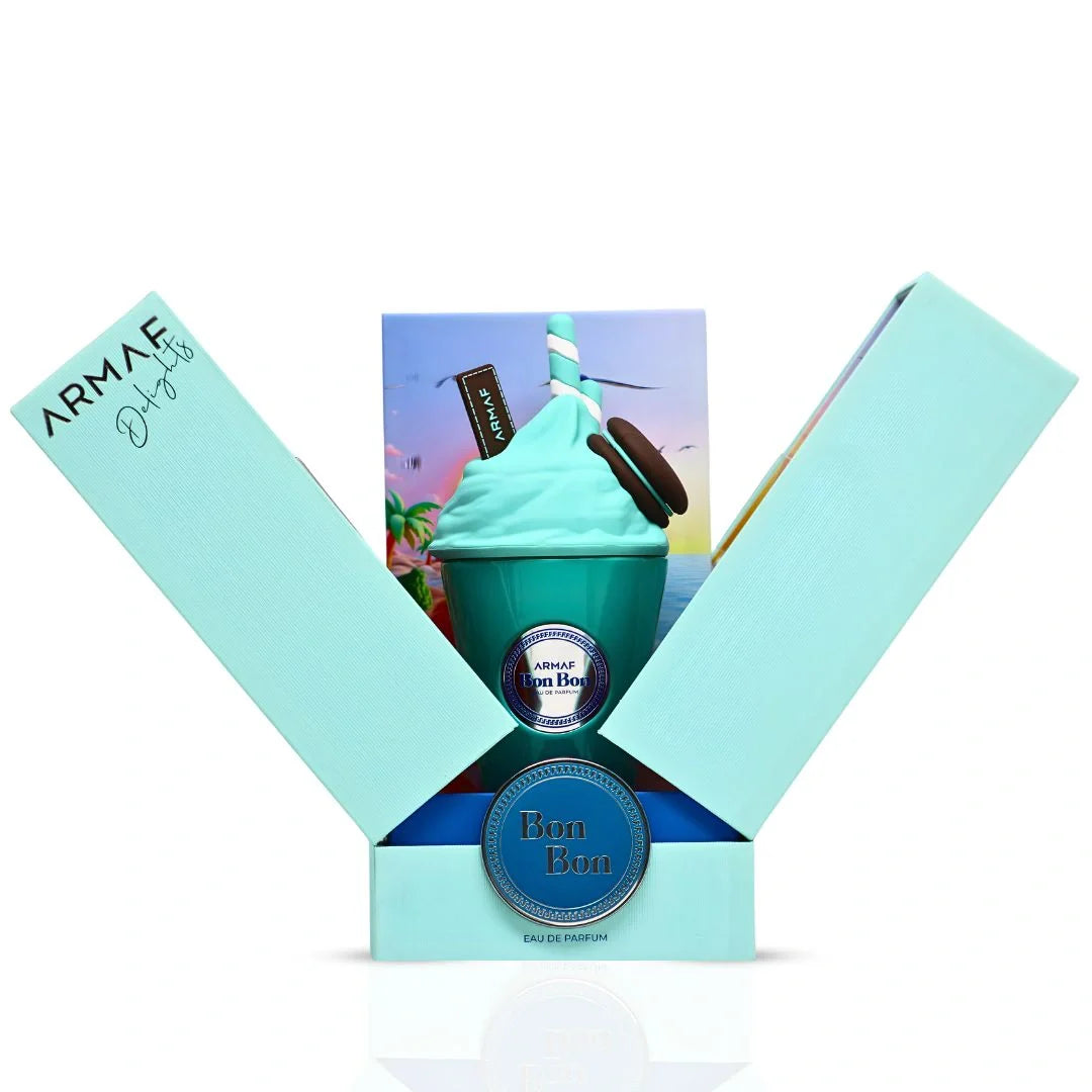 Armaf Delights Bon Bon Eau De Parfum 100ml feminine gourmand fragrance for women with sweet fruity freshness creamy musk and soft woody scent