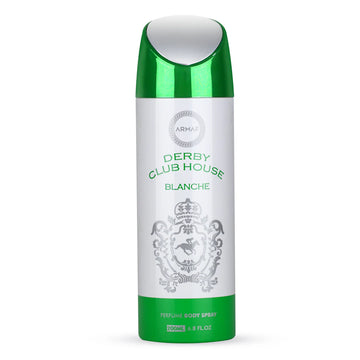 Armaf Derby Club House Blanche deodorant spray 200ml long lasting body spray for men with fresh scent