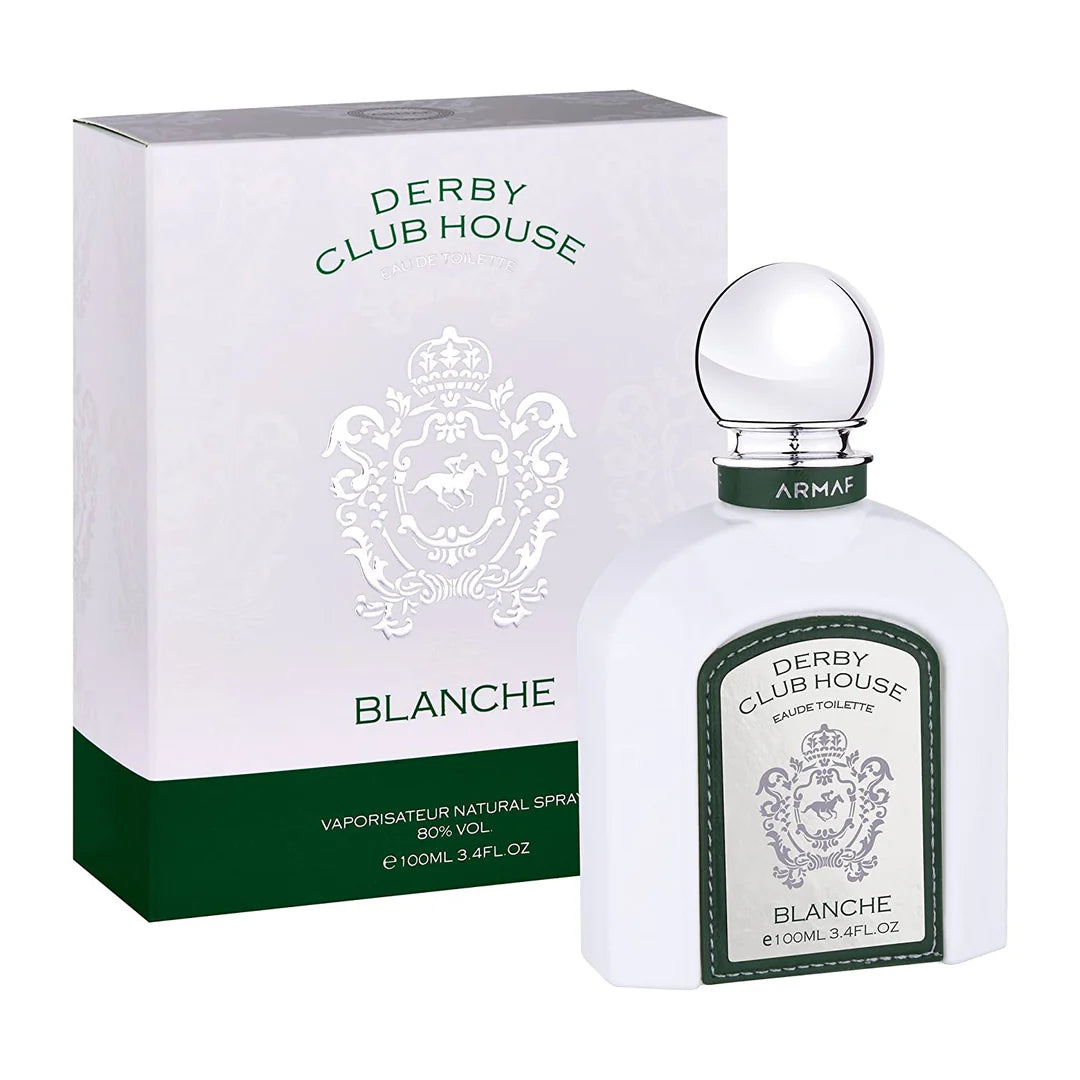 Armaf Derby Club House Blanche Pour Homme Eau De Toilette 100ml men's fragrance bottle