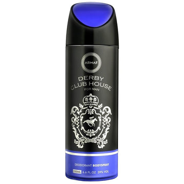 Armaf Derby Club House Man deodorant spray 200ml long lasting body spray for men with fresh scent