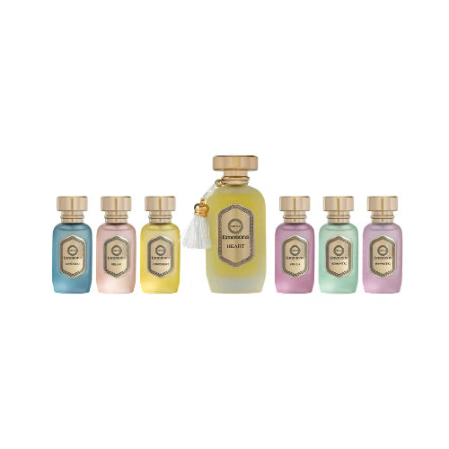 Armaf Emotions Collection gift set 7 pieces long lasting unisex fragrance set with citrus fruity floral spicy and musky compositions