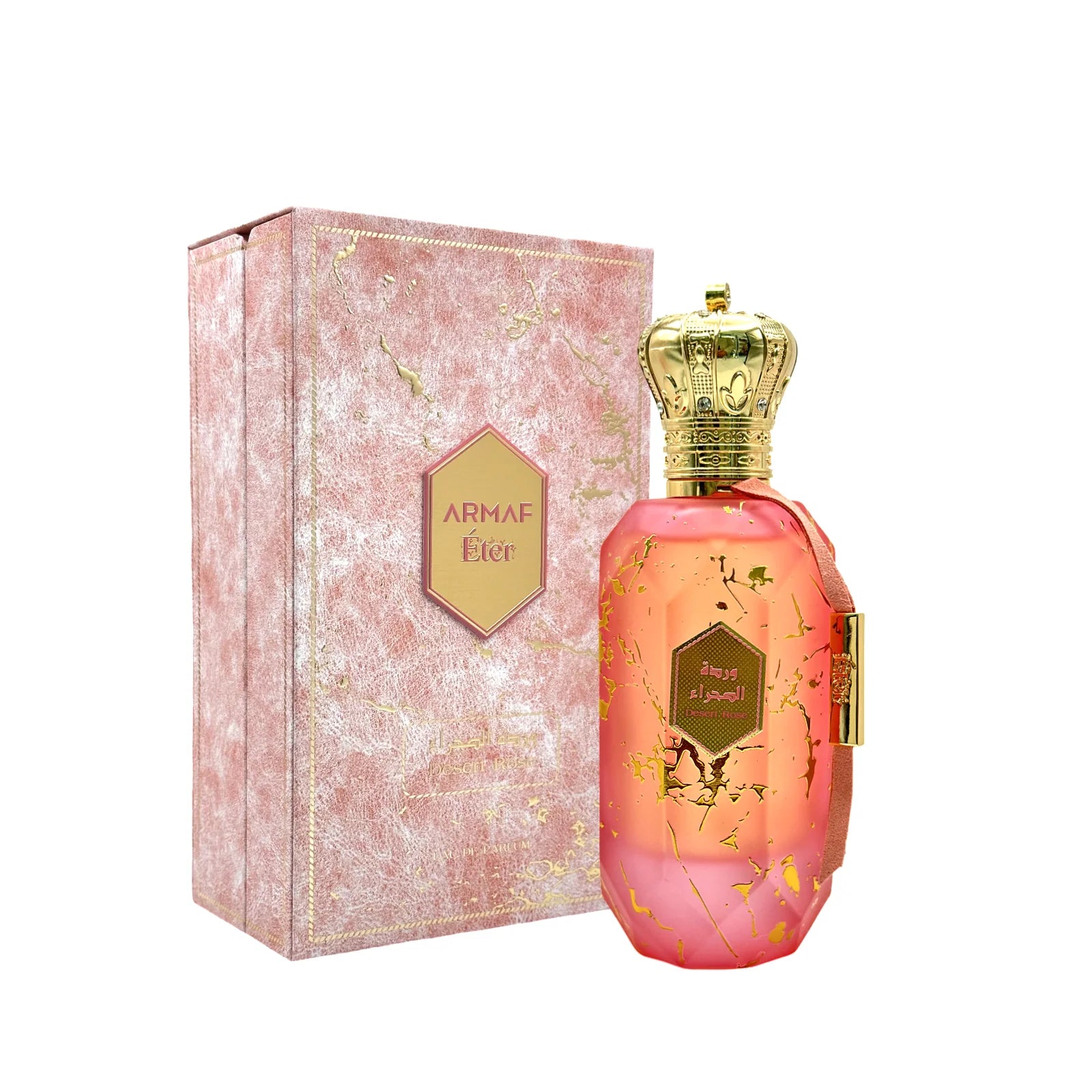 Armaf Eter Desert Rose EDP elegant perfume bottle
