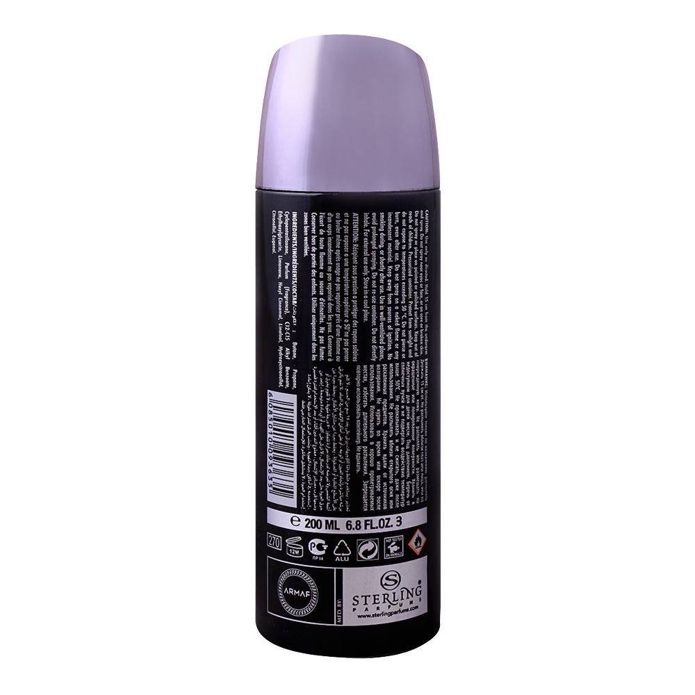 Armaf Eternia Man deodorant spray 200ml fresh clean deodorant for men daily use