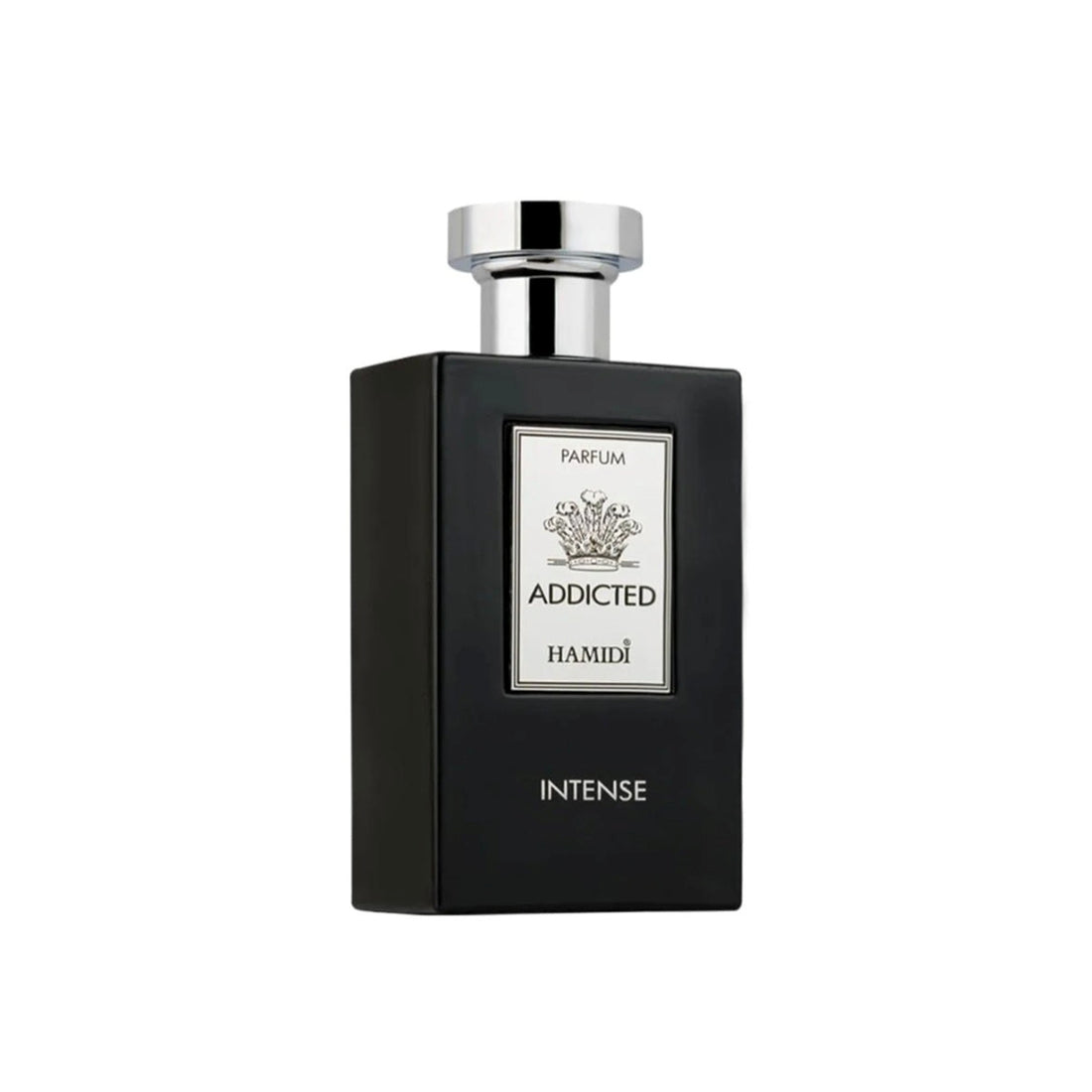 Armaf Hamidi Addicted Intense Eau De Parfum 120ml men's fragrance with pineapple bergamot blackcurrant lemon apple birch jasmine rose and warm ambergris vanilla musk base