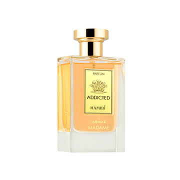 Armaf Hamidi Addicted Madame Eau De Parfum 120ml women's fragrance with bergamot grapefruit peach orange rose jasmine litchi patchouli vanilla musk and vetiver notes