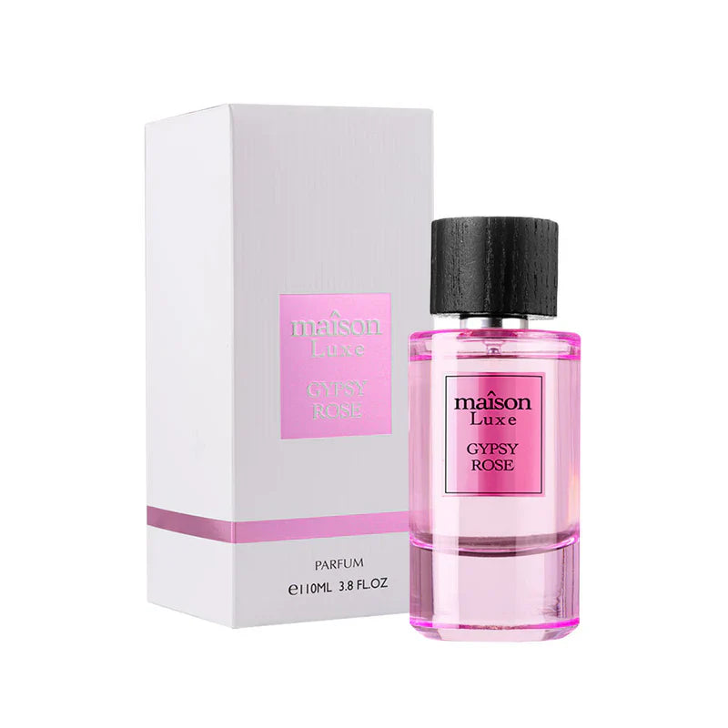 Armaf Hamidi Maison Luxe Gypsy Rose Eau De Parfum 110ml women's fragrance with amber litchi bergamot pear rose oud incense vanilla and woody notes