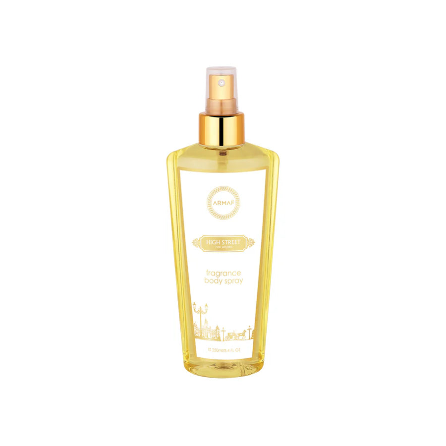 Armaf High Street Pour Femme Fragrance Body Mist 250ml long lasting women's fragrance body mist with elegant feminine scent