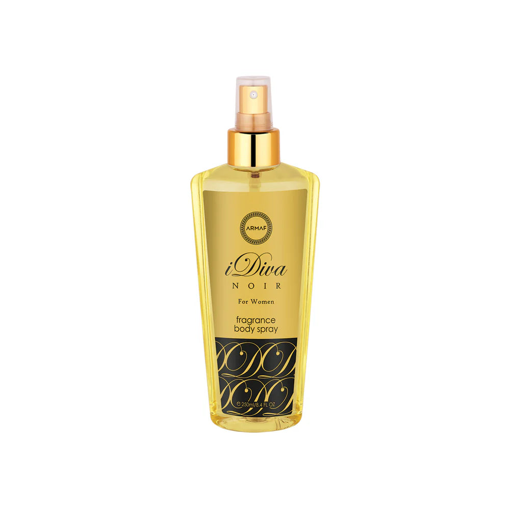 Armaf Idiva Noir Fragrance Body Mist 250ml long lasting women's fragrance body mist with floral fruity and woody notes