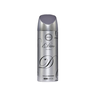 Armaf Idivo Man perfume body spray 200ml long lasting body spray for men with fresh scent