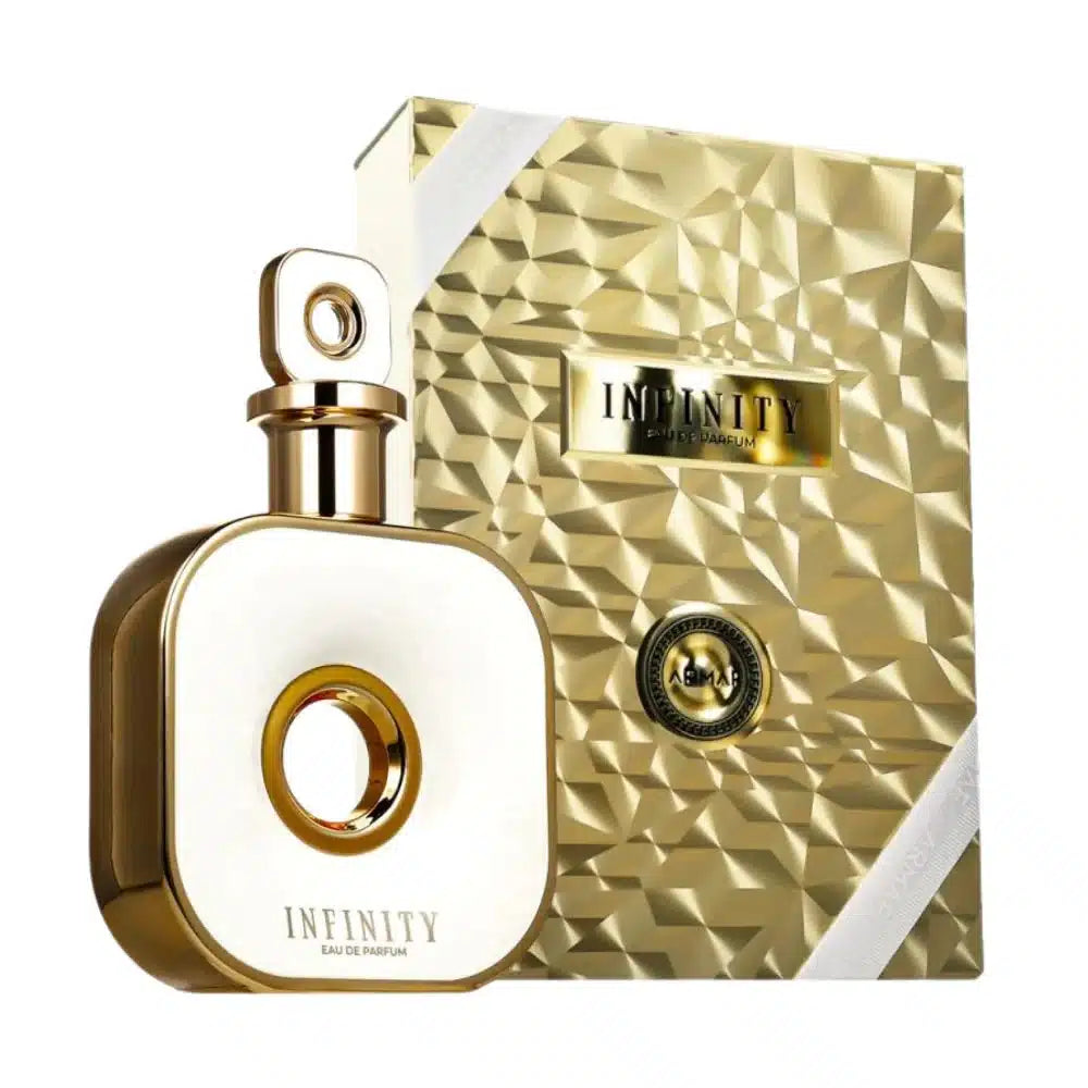 Armaf Infinity Gold Eau De Parfum 100ml sweet floral fragrance for women with jasmine ylang ylang vanilla and moss notes