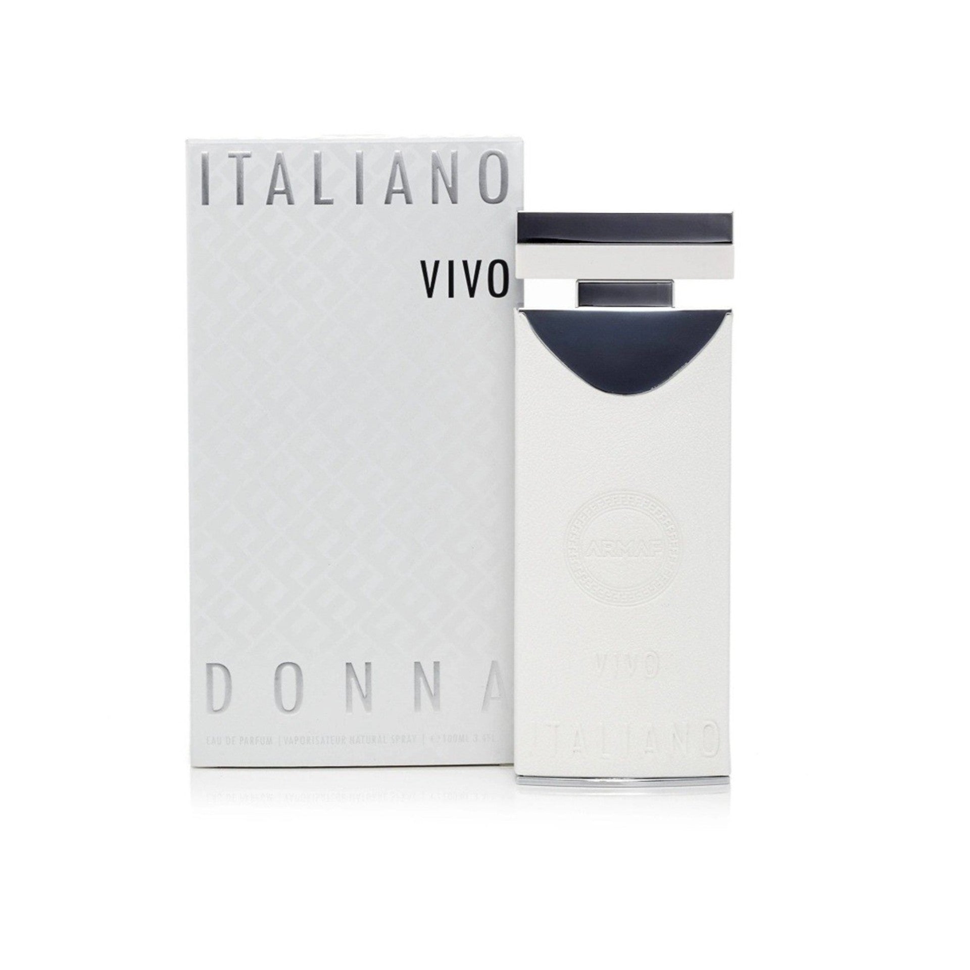 Armaf Italiano Vivo Donna Eau De Parfum 100ml women's fragrance with raspberry rose geranium peony black currant pink pepper jasmine cedar vanilla and musk notes