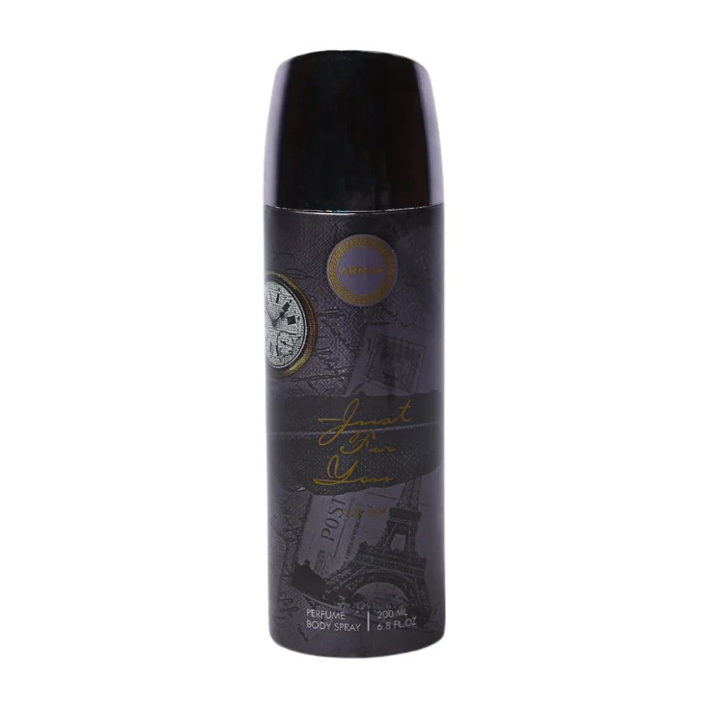 Armaf Just For You Man deodorant spray 200ml fresh clean deodorant for men daily use