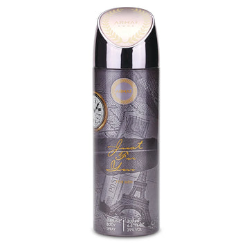 Armaf Just For You Man deodorant spray 200ml long lasting body spray for men with fresh scent