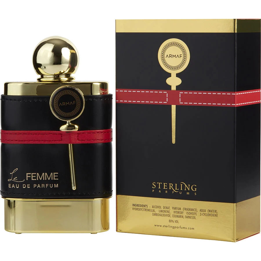 Armaf Le Femme Eau De Parfum 100ml feminine floral fragrance for women with saffron jasmine rose white musk and soft woody scent