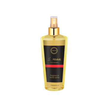 Armaf Le Femme Pour Femme Fragrance Body Mist 250ml long lasting women's fragrance body mist with elegant floral fruity scent