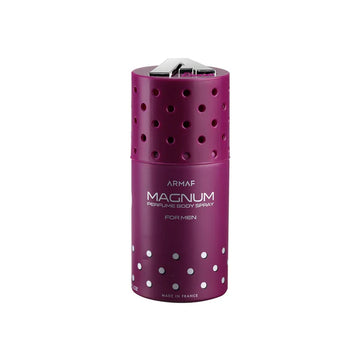 Armaf Magnum Man pink magenta A1 deodorant spray 250ml long lasting body spray for men with fresh scent