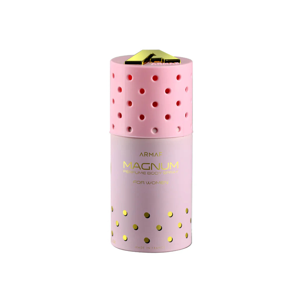 Armaf Magnum Pour Femme A7 Pink Edition Deodorant Spray 200ml long lasting women's fragrance with fresh floral fruity notes and elegant feminine everyday scent