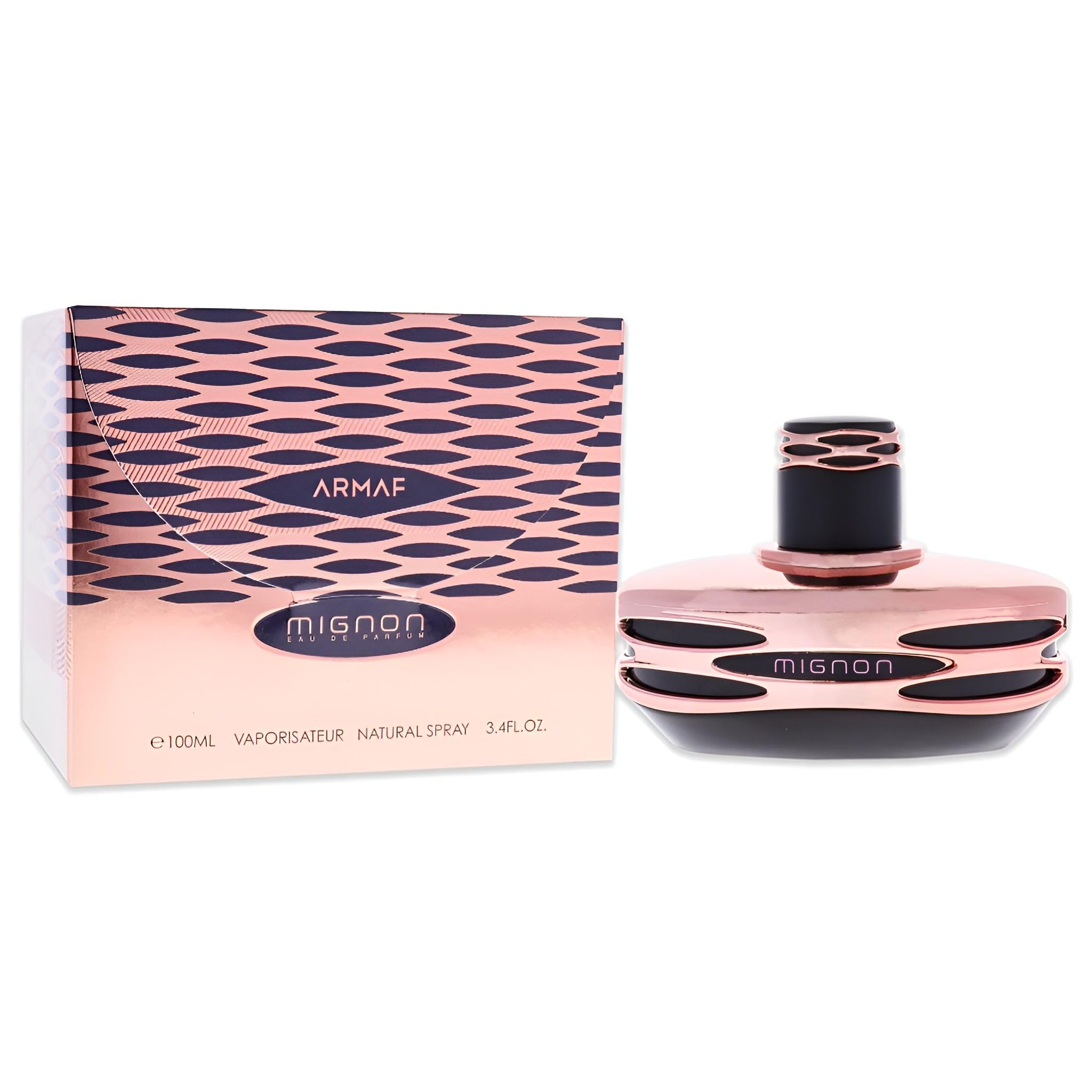 Armaf Mignon Black Eau De Parfum 100ml long lasting women's fragrance with floral fruity notes and elegant feminine scent