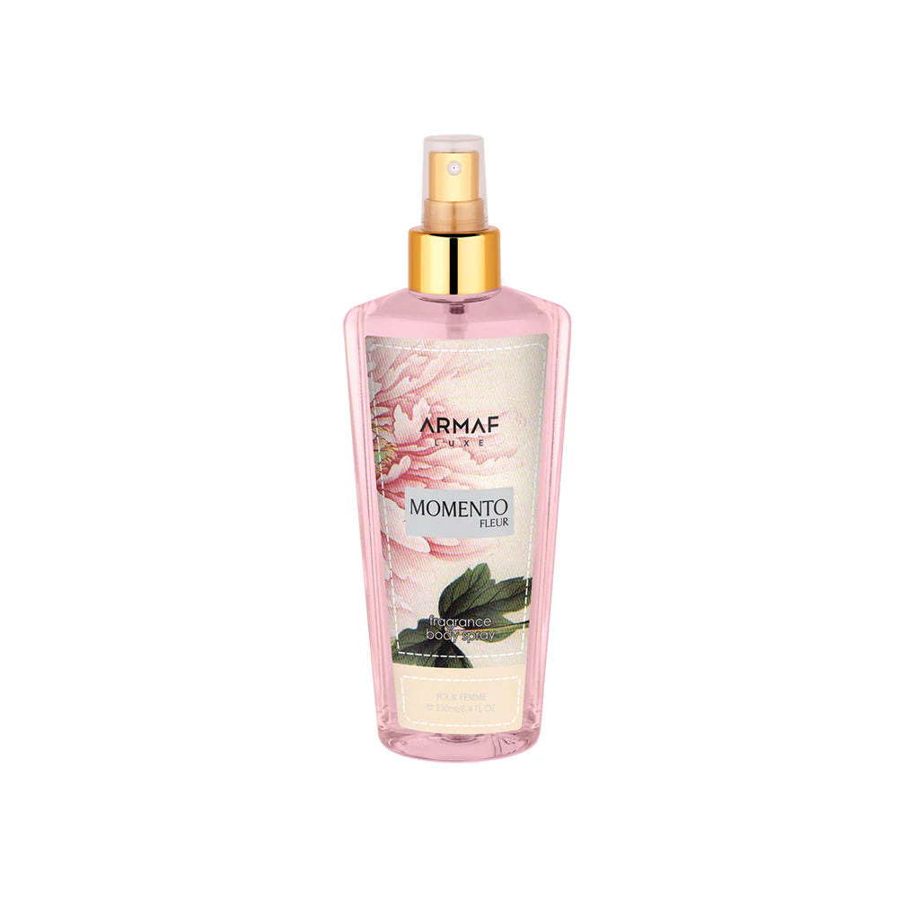 Armaf Momento Fleur Pour Femme Fragrance Body Mist 250ml long lasting women's fragrance body mist with elegant feminine scent