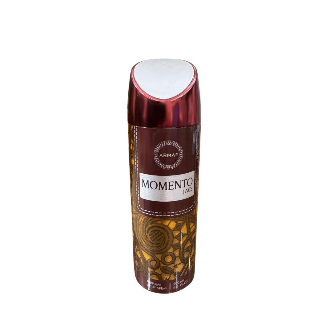 Armaf Momento Lace Man deodorant spray 200ml long lasting body spray for men with fresh scent